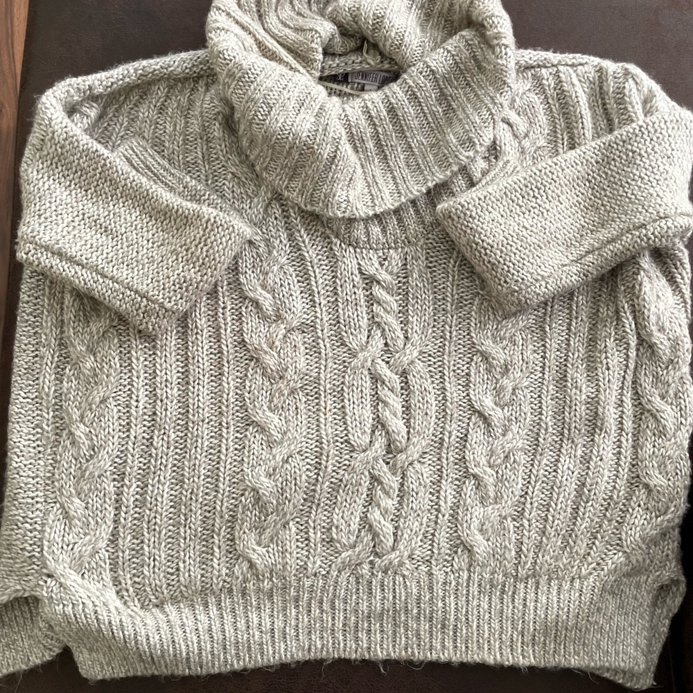 Jennifer Lopez Cable Knit SweaterJLO